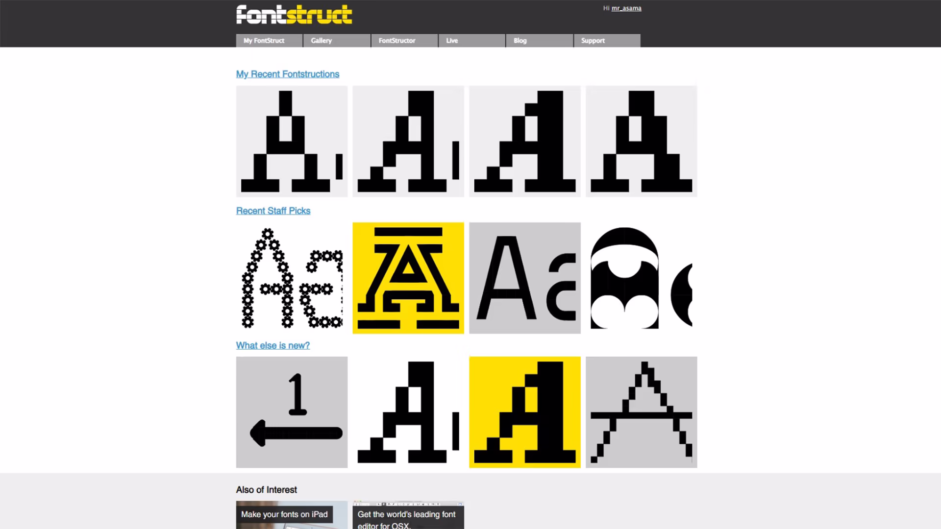 FontStruct 网站