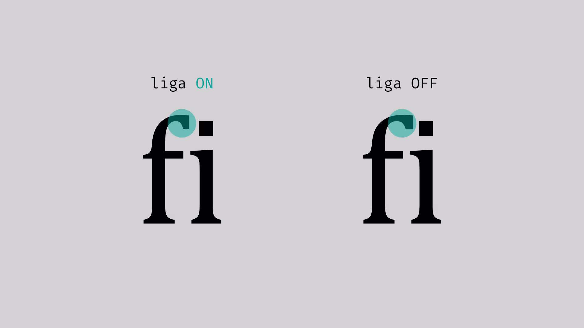 Please pay attention to the highlighted parts. The fi ligature in Cambria separated instead connecting